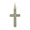12 Pack: Charmalong™ 14K Gold-Plated Pavé Cross Charm by Bead Landing™